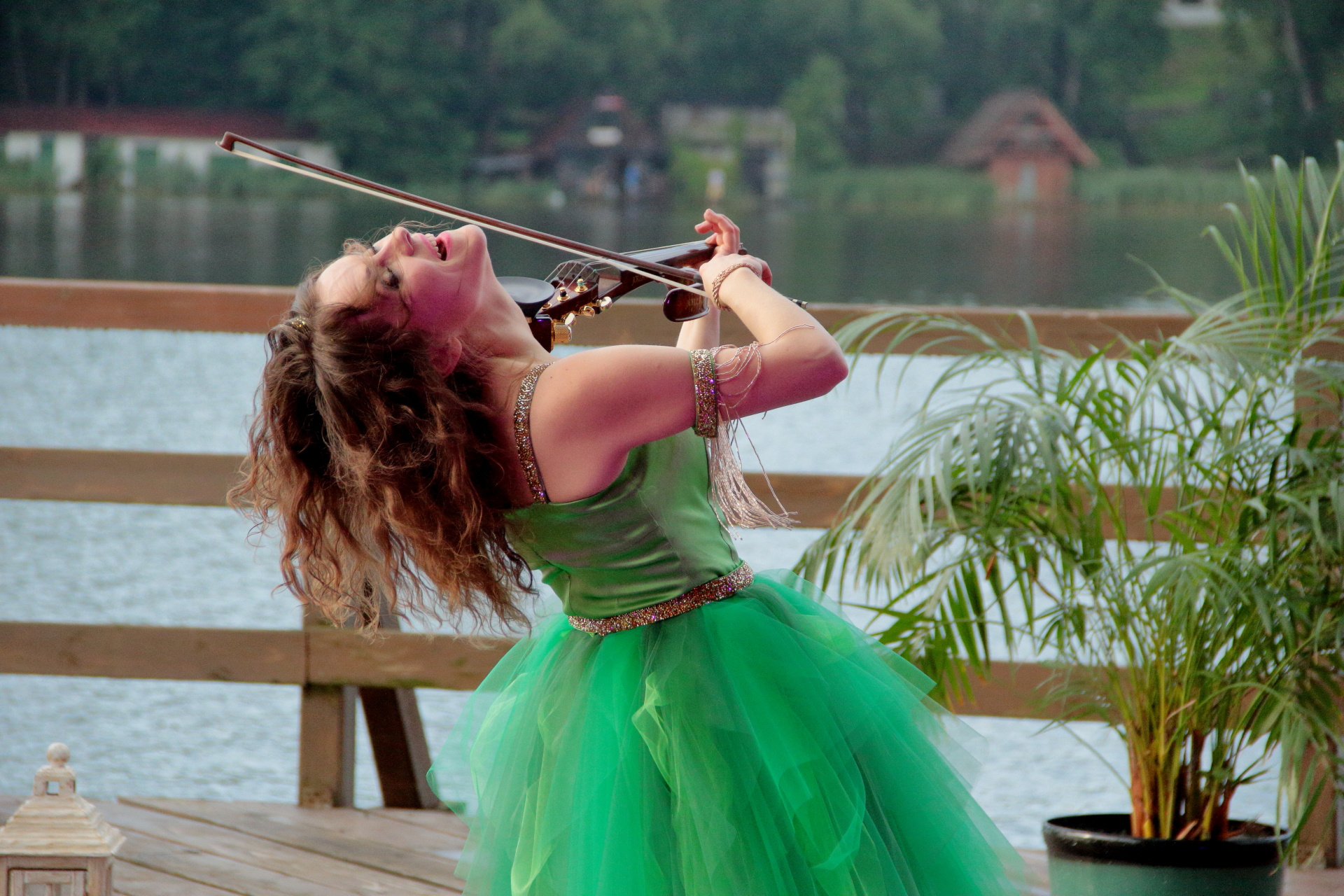 Basia Kawa podczas koncertu